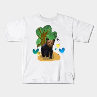 Little cute bear Kids T-Shirt